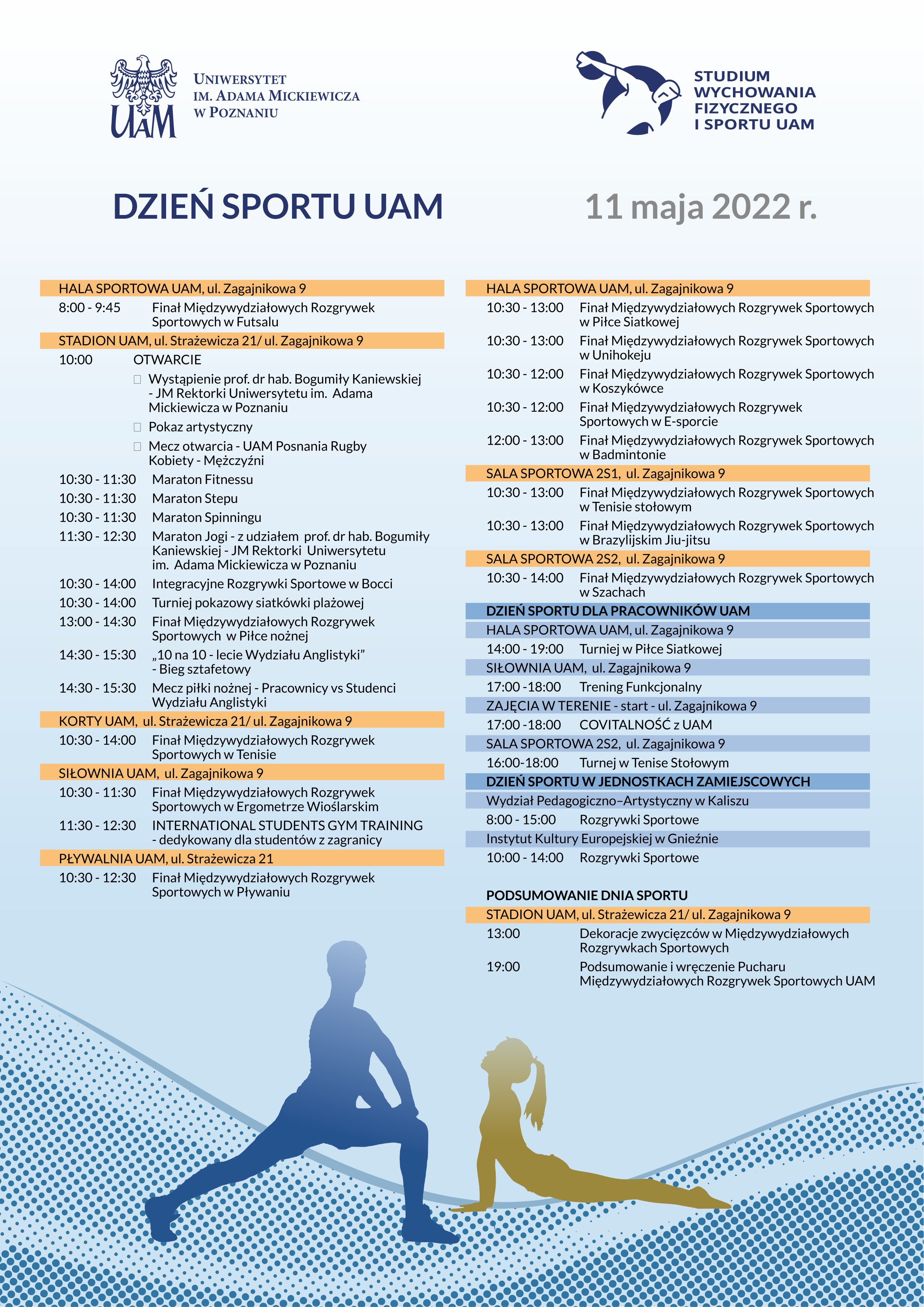 Program Dnia Sportu 2022 UAM