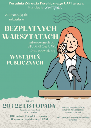 Bezpłatne warsztaty - wystąpienia publiczne