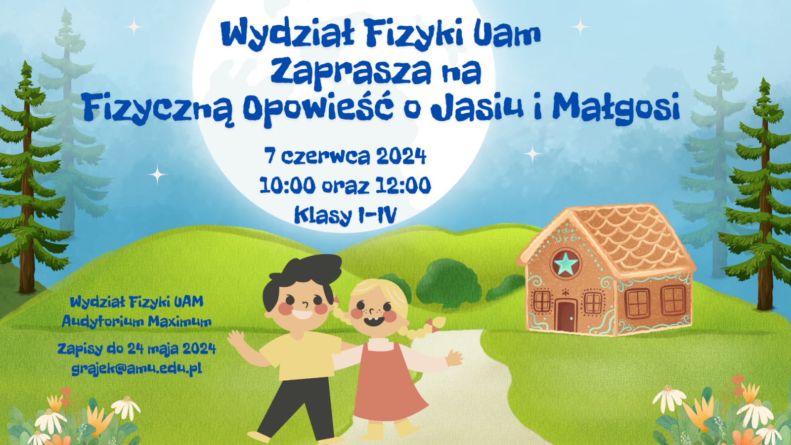 Plakat Jaś i Małgosia