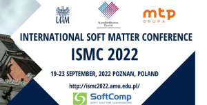 International Soft Matter Conference 2022 - zgłoszenia do 15 maja!