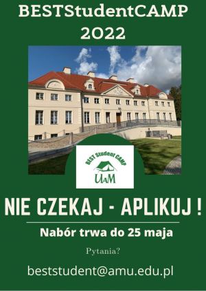 Nabór zgłoszeń do Szkoły Letniej BESTStudentCAMP 2022