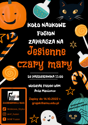 Zaproszenie na Jesienne Czary Mary!