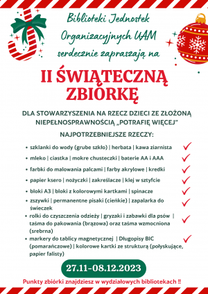 Świąteczna Zbiórka w Bibliotece Wydziału Fizyki