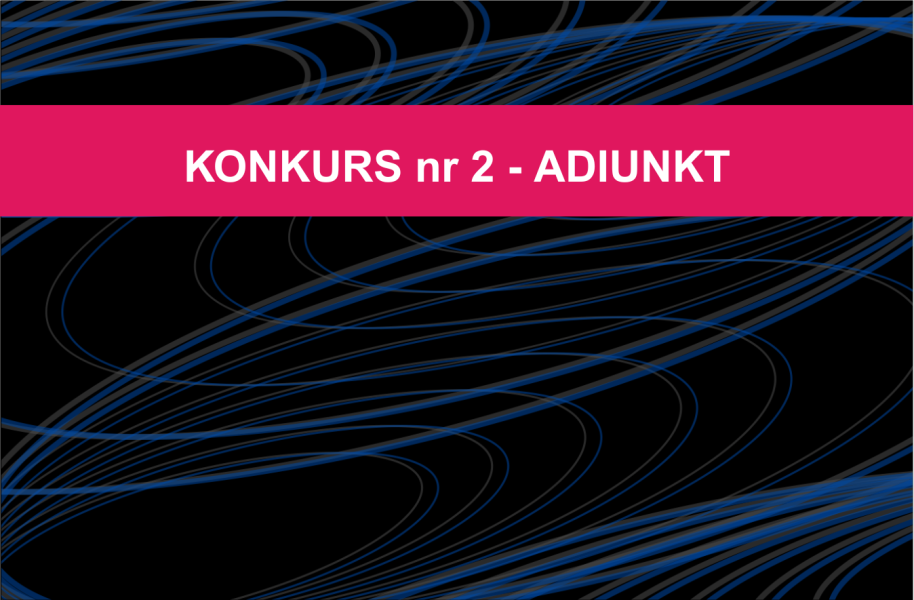 konkurs adiunkt